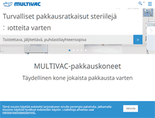 Tablet Screenshot of fi.multivac.com