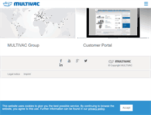 Tablet Screenshot of multivac.com